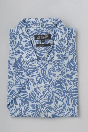 Leisure Fit Short sleeves-Leisure Shirts  - Medium Blue Leisure Fit Short sleeves-Leisure Shirts  - Medium Blue