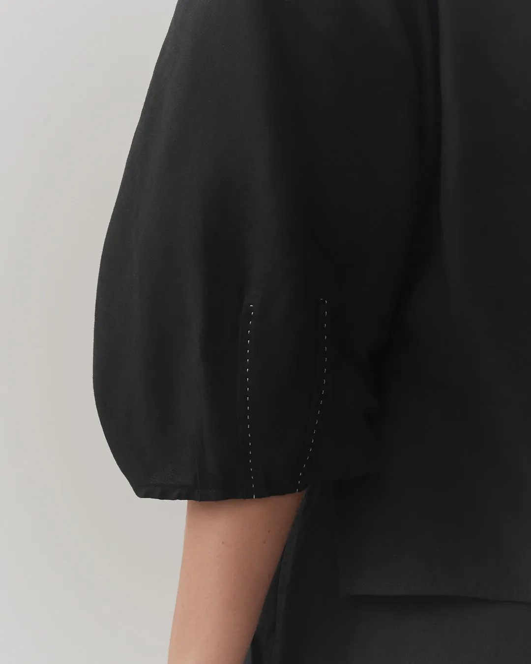 Linen Boatneck Top