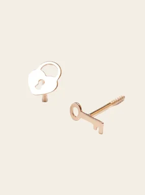 Lock   Key Earrings Lock   Key Earrings