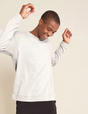 Men's Weekend Crew Pullover - Light Grey Marl Men's Weekend Crew Pullover - Light Grey Marl