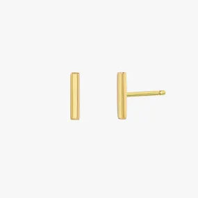 Minimal Bar Stud Earrings Minimal Bar Stud Earrings