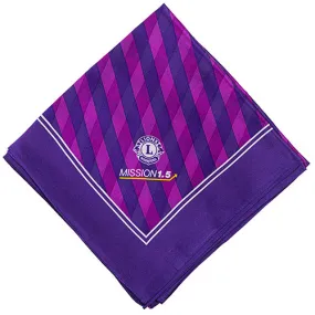 MISSION 1.5 PURPLE SILK SCARF MISSION 1.5 PURPLE SILK SCARF