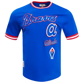 MLB ATLANTA BRAVES RETRO CLASSIC MEN'S TOP (ROYAL BLUE/RED) MLB ATLANTA BRAVES RETRO CLASSIC MEN'S TOP (ROYAL BLUE/RED)