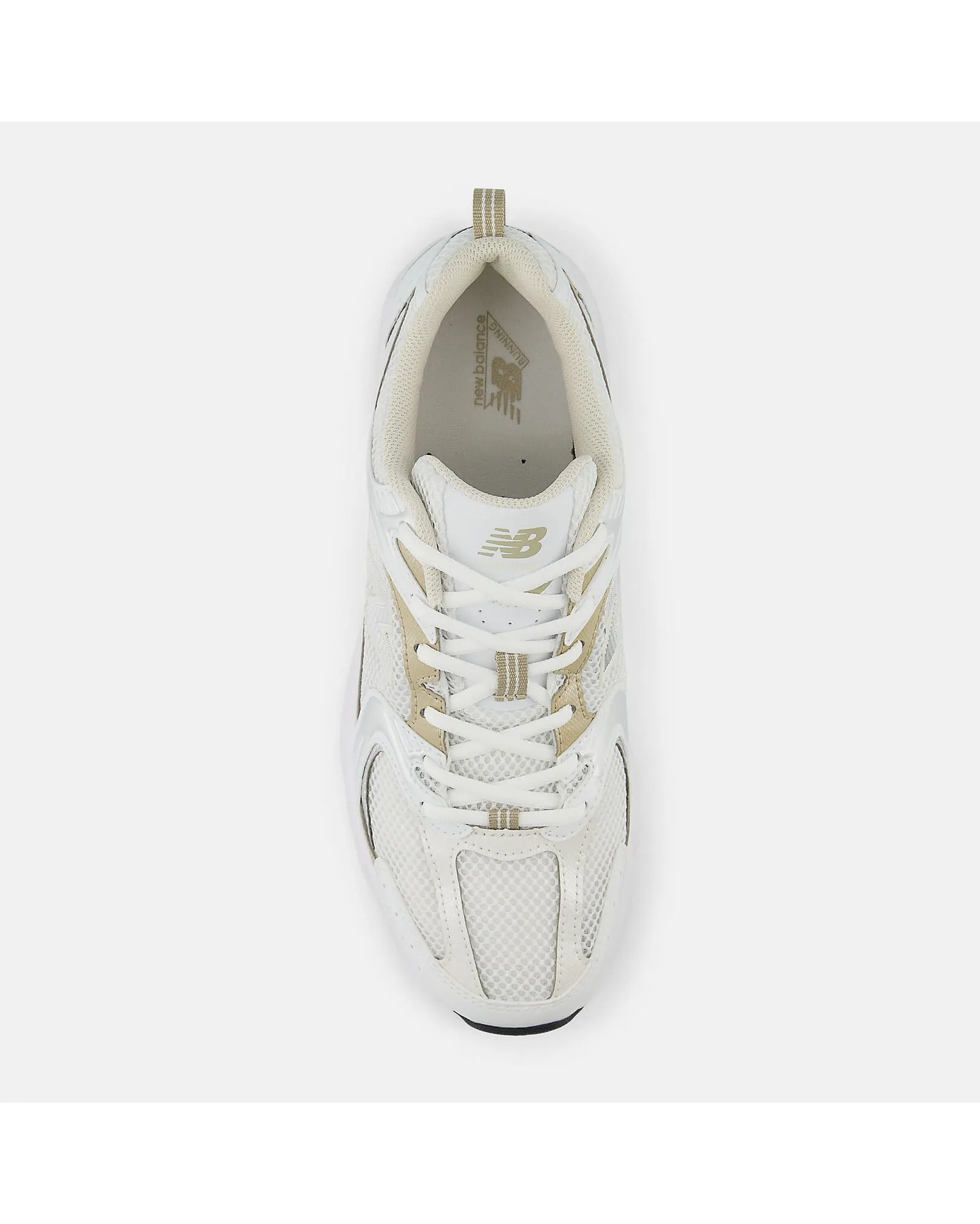 New Balance 530 Sneaker - White with Stoneware and Linen