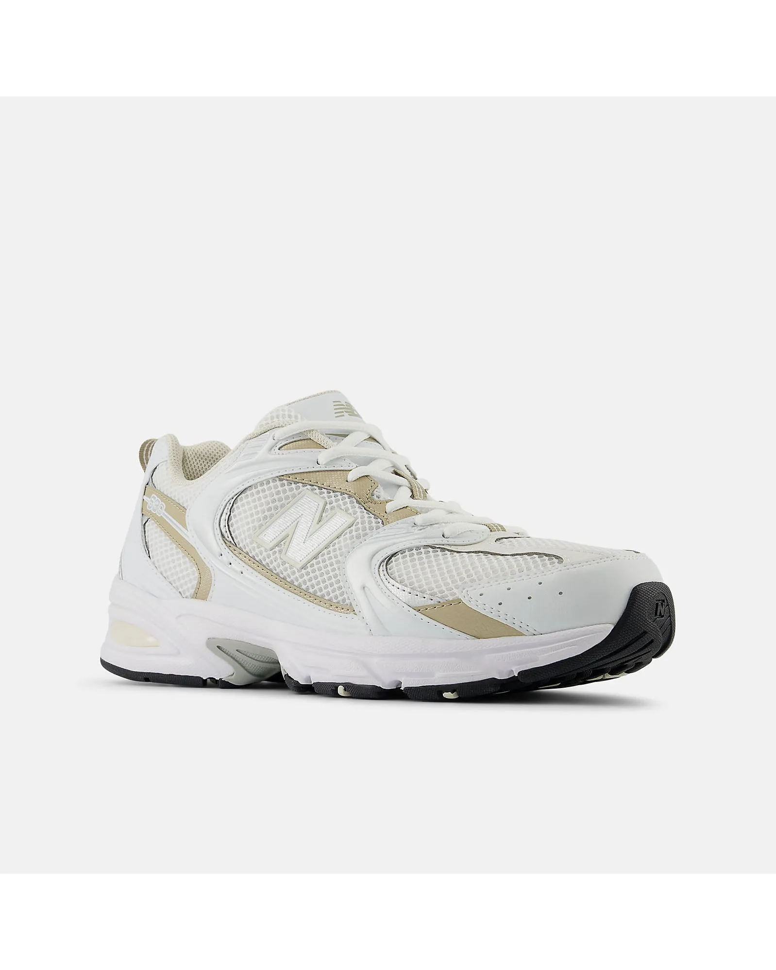New Balance 530 Sneaker - White with Stoneware and Linen