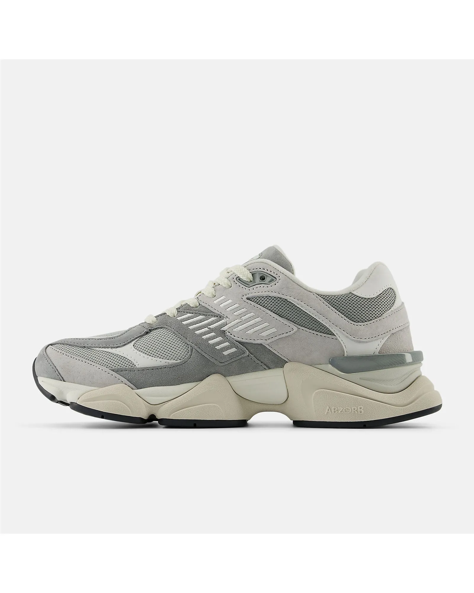 New Balance 9060 Sneaker - Slate Grey with Raincloud and Reflection