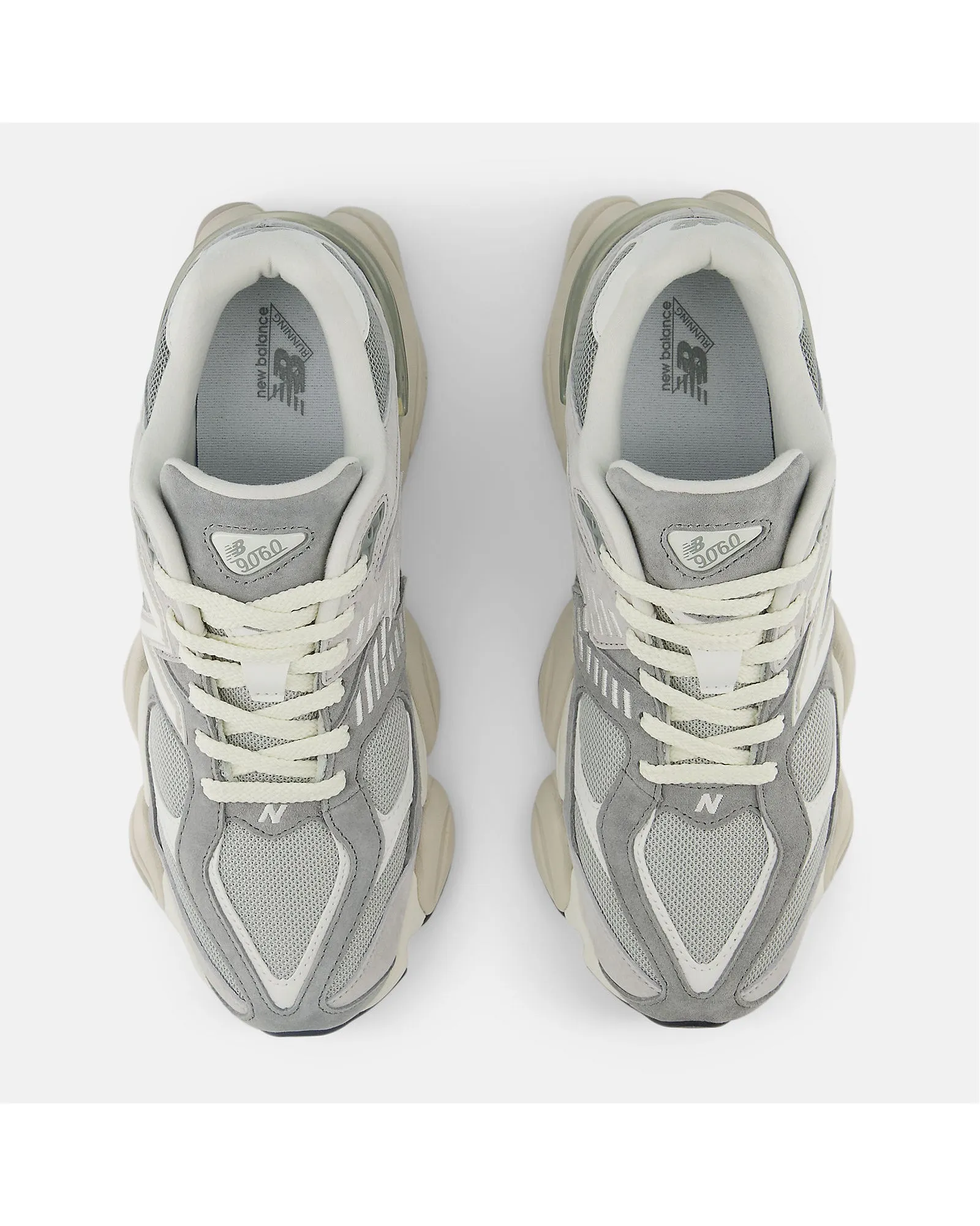 New Balance 9060 Sneaker - Slate Grey with Raincloud and Reflection