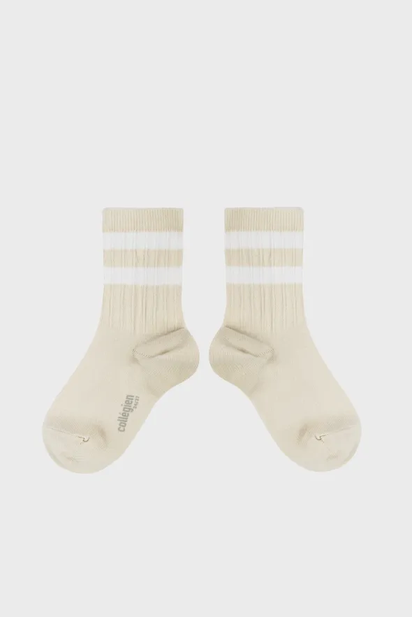 NICO Ribbed Varisty Crew Socks