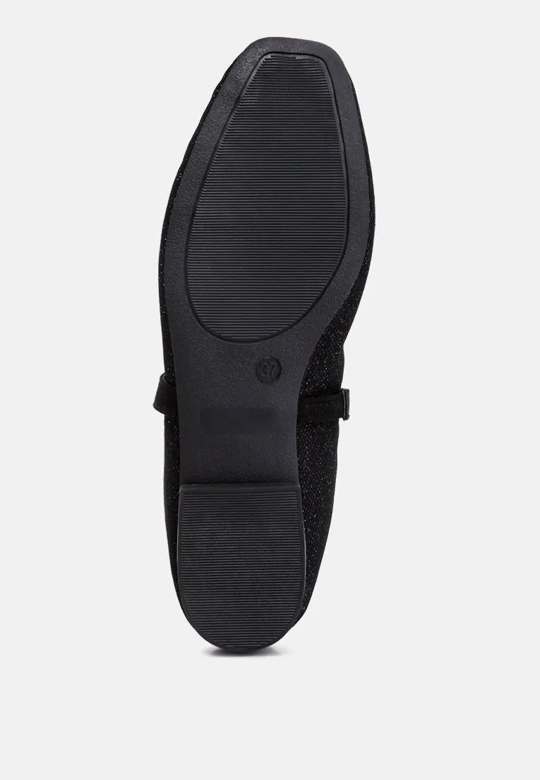 Pearl Embellished Ballerina Flats By Ruw