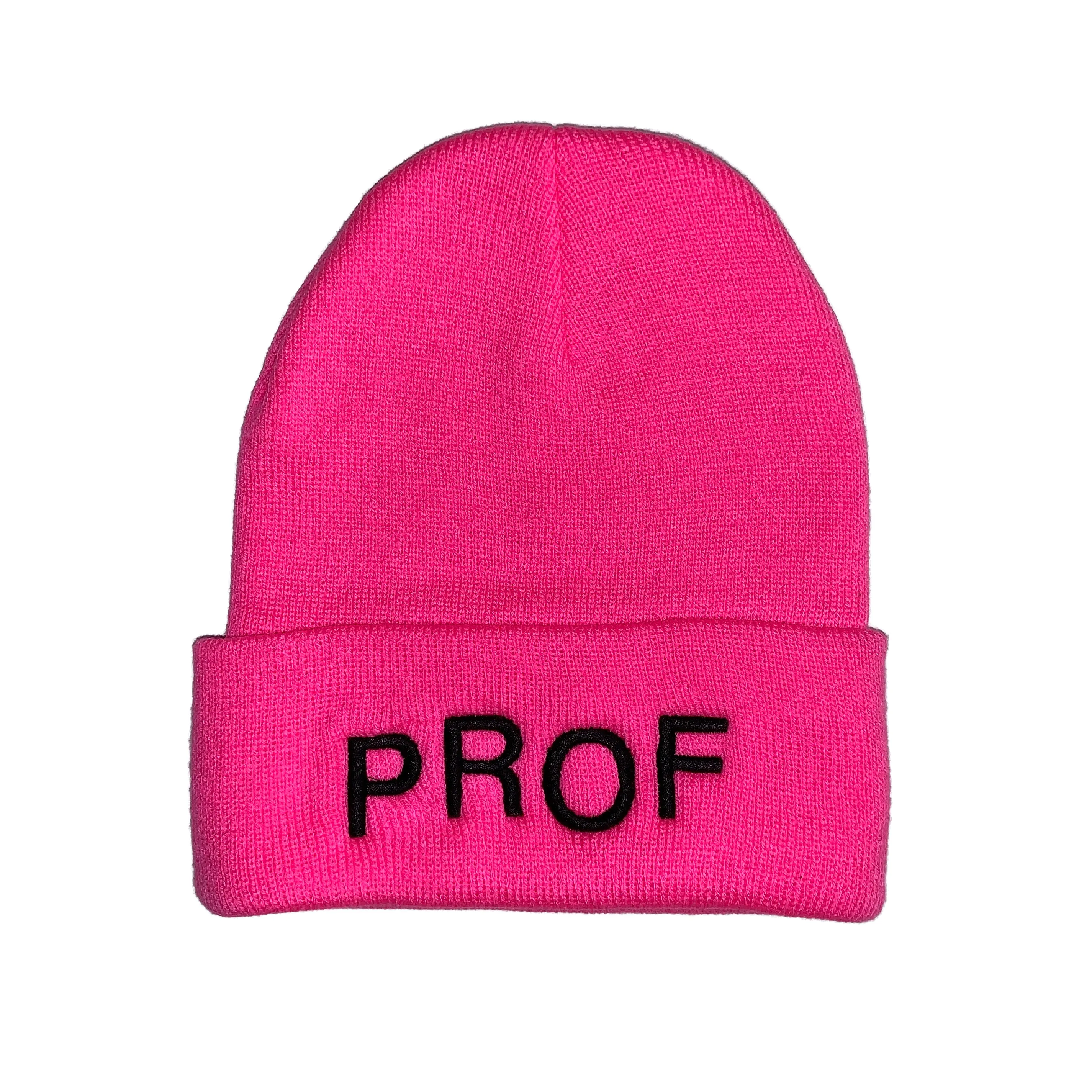 PROF "Creek Boy" Neon Pink Beanie
