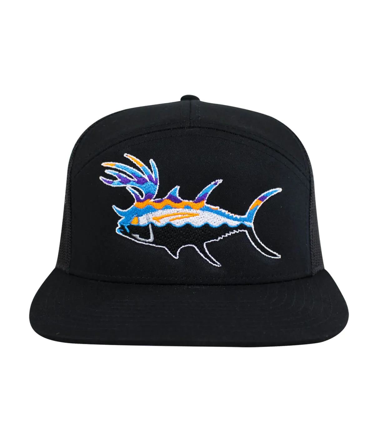 "BUCK- EYE" Explorer 7 Panel Trucker Hat For Men And Women