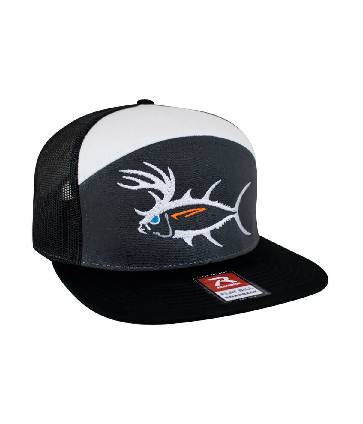 "BUCK- EYE" Explorer 7 Panel Trucker Hat For Men And Women