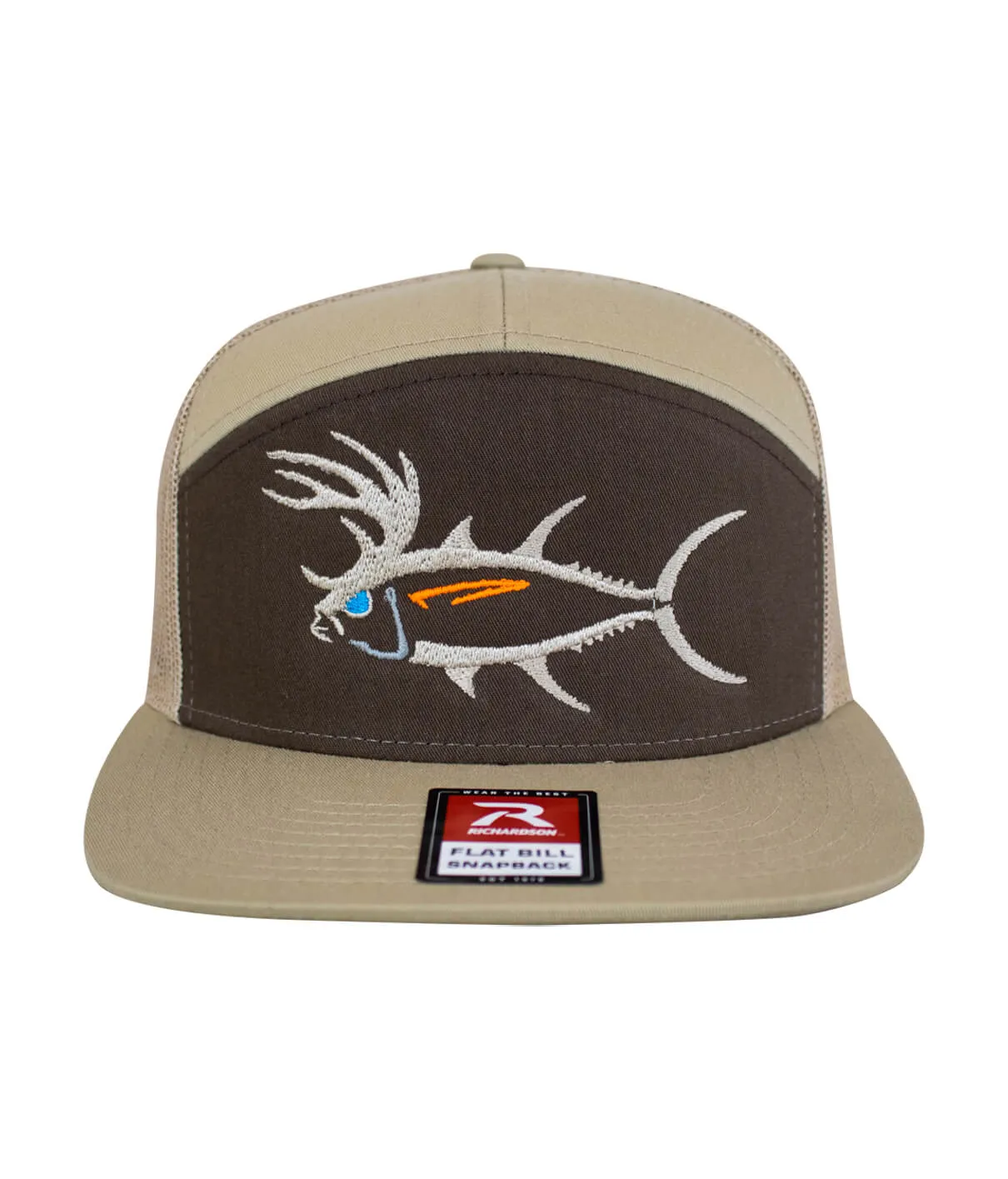 "BUCK- EYE" Explorer 7 Panel Trucker Hat For Men And Women