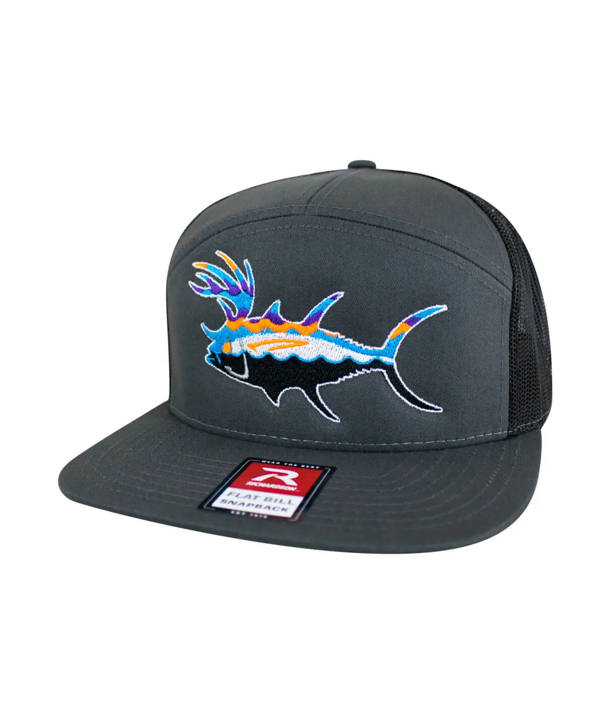 "BUCK- EYE" Explorer 7 Panel Trucker Hat For Men And Women