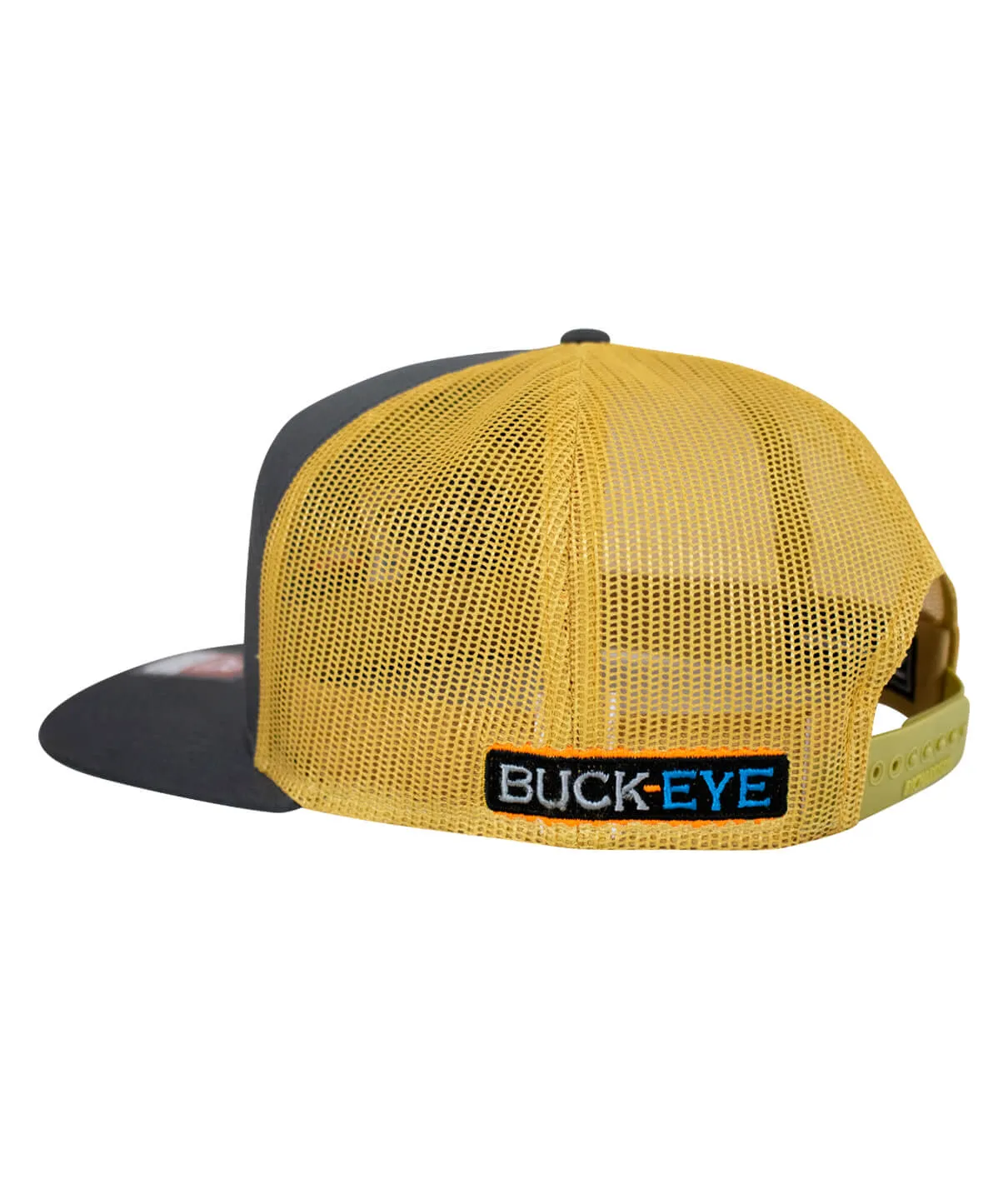 "BUCK- EYE" Explorer 7 Panel Trucker Hat For Men And Women