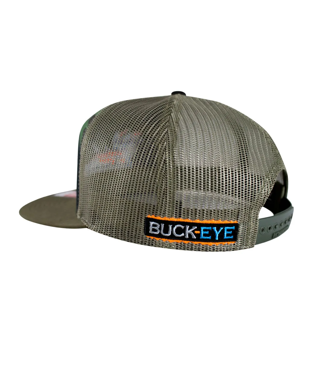 "BUCK- EYE" Explorer 7 Panel Trucker Hat For Men And Women