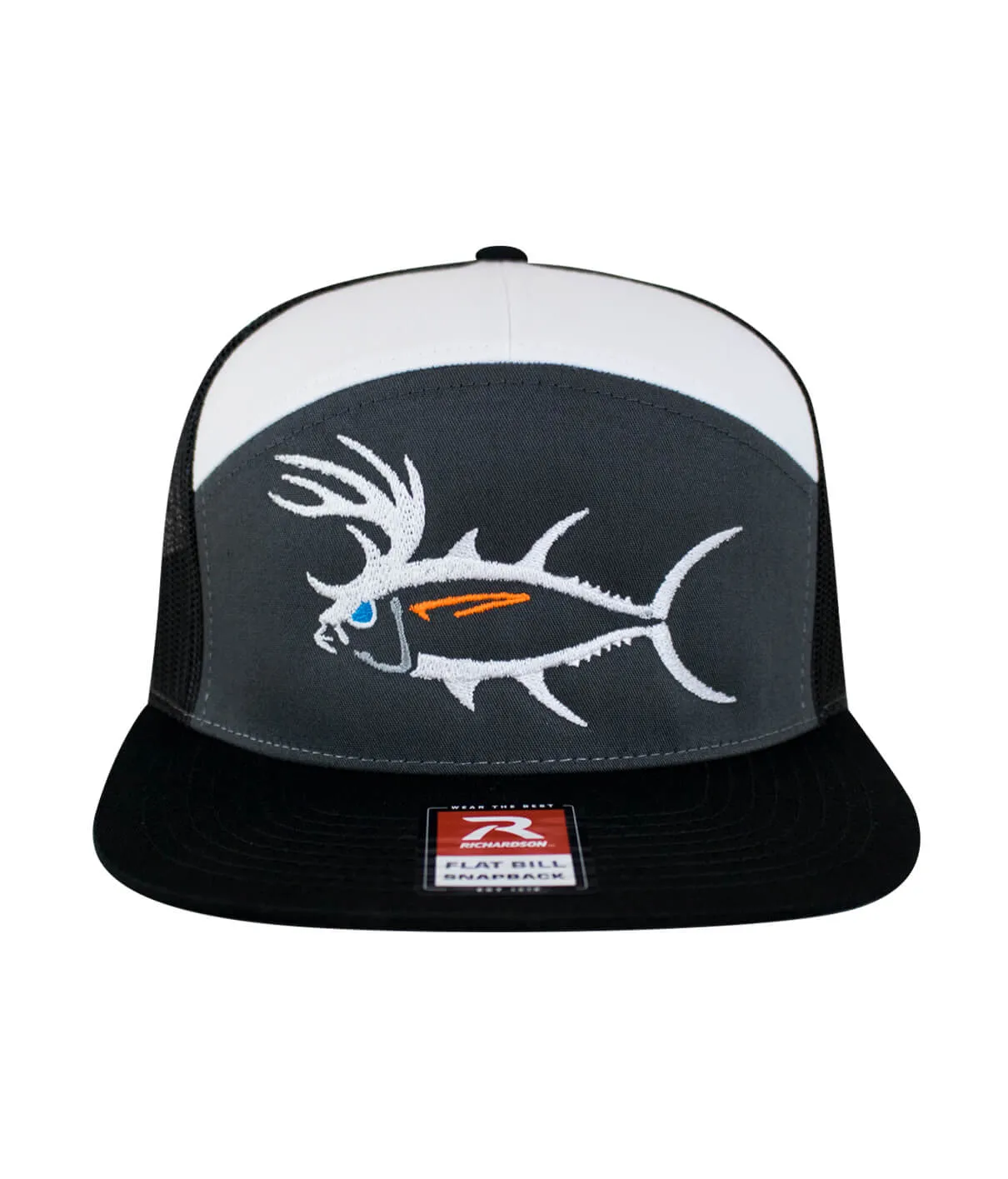 "BUCK- EYE" Explorer 7 Panel Trucker Hat For Men And Women