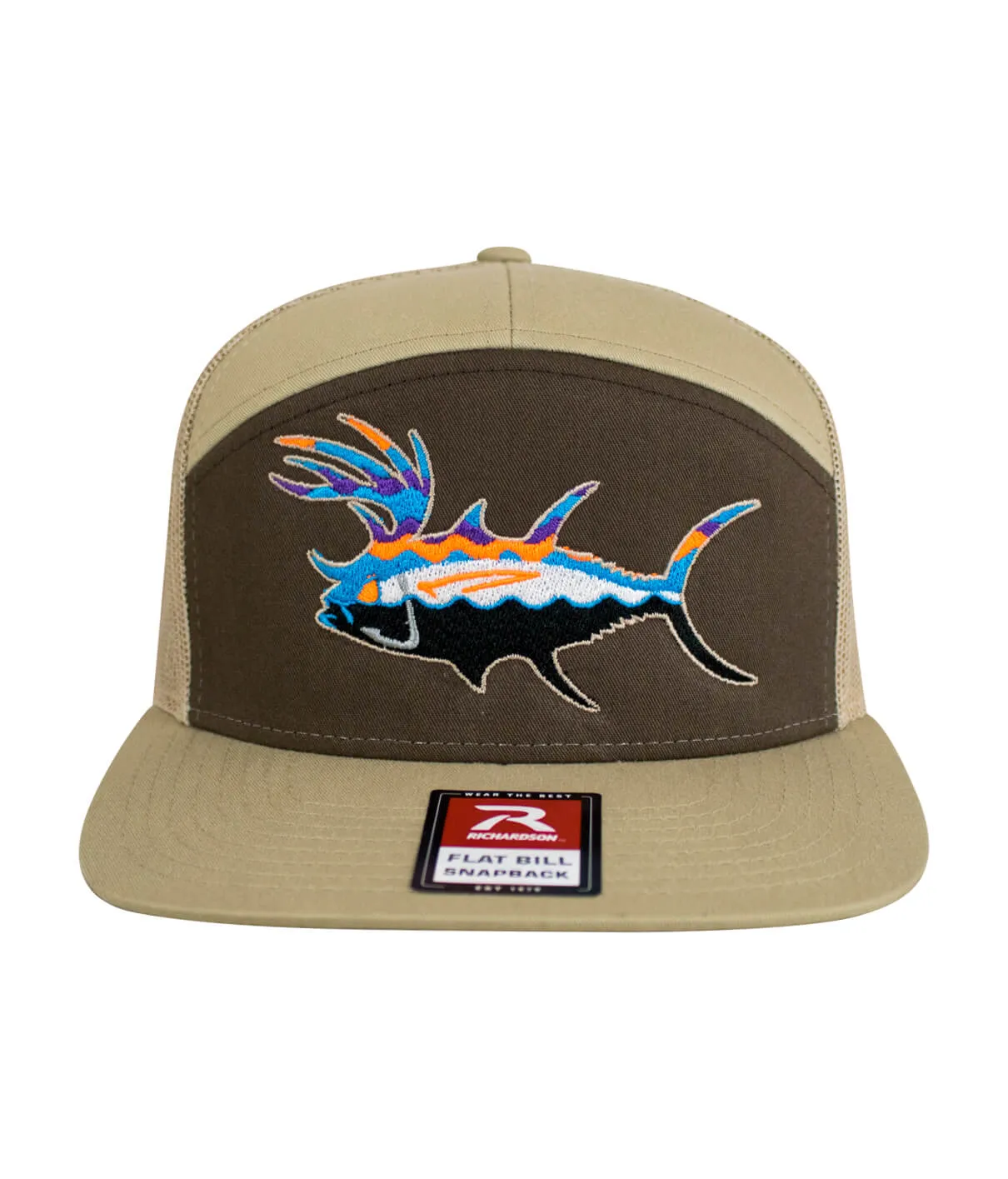 "BUCK- EYE" Explorer 7 Panel Trucker Hat For Men And Women