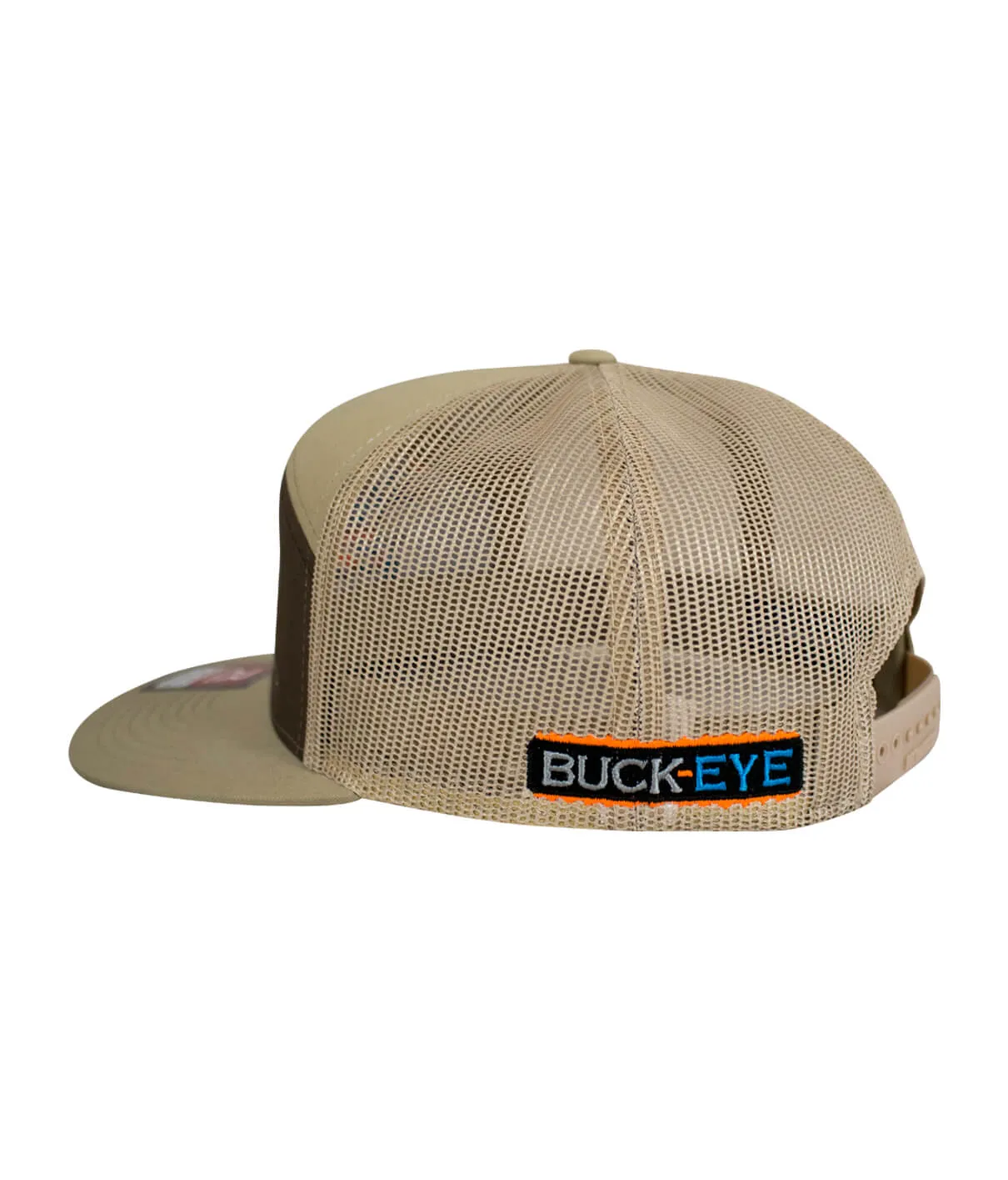 "BUCK- EYE" Explorer 7 Panel Trucker Hat For Men And Women