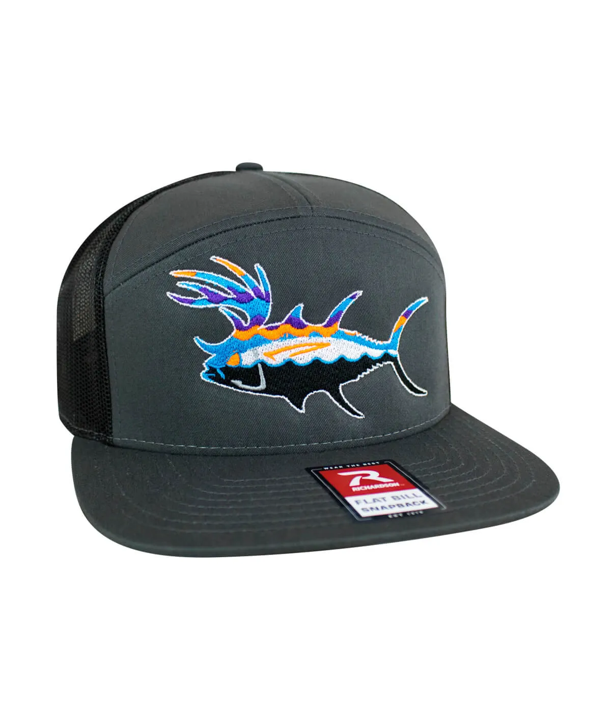 "BUCK- EYE" Explorer 7 Panel Trucker Hat For Men And Women