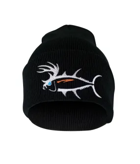 "Buck-Eye" Unisex Black Cuff Beanie "Buck-Eye" Unisex Black Cuff Beanie