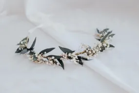 Real Dried Eucalyptus Baby's Breath Crown / Gypsophila Crown / Real Dried Flowers Crown / Dried Wedding Crown Real Dried Eucalyptus Baby's Breath Crown / Gypsophila Crown / Real Dried Flowers Crown / Dried Wedding Crown