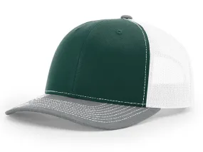 Richardson 112 Trucker - Dark Green/White/Grey Richardson 112 Trucker - Dark Green/White/Grey