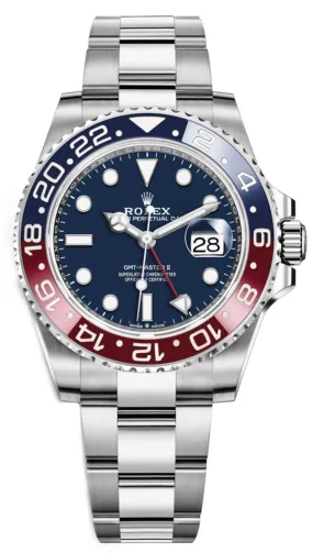 Rolex GMT-Master II - 40mm White Gold "Pepsi" - Blue Dial - Oyster Bracelet (Ref#126719BLRO) Rolex GMT-Master II - 40mm White Gold "Pepsi" - Blue Dial - Oyster Bracelet (Ref#126719BLRO)