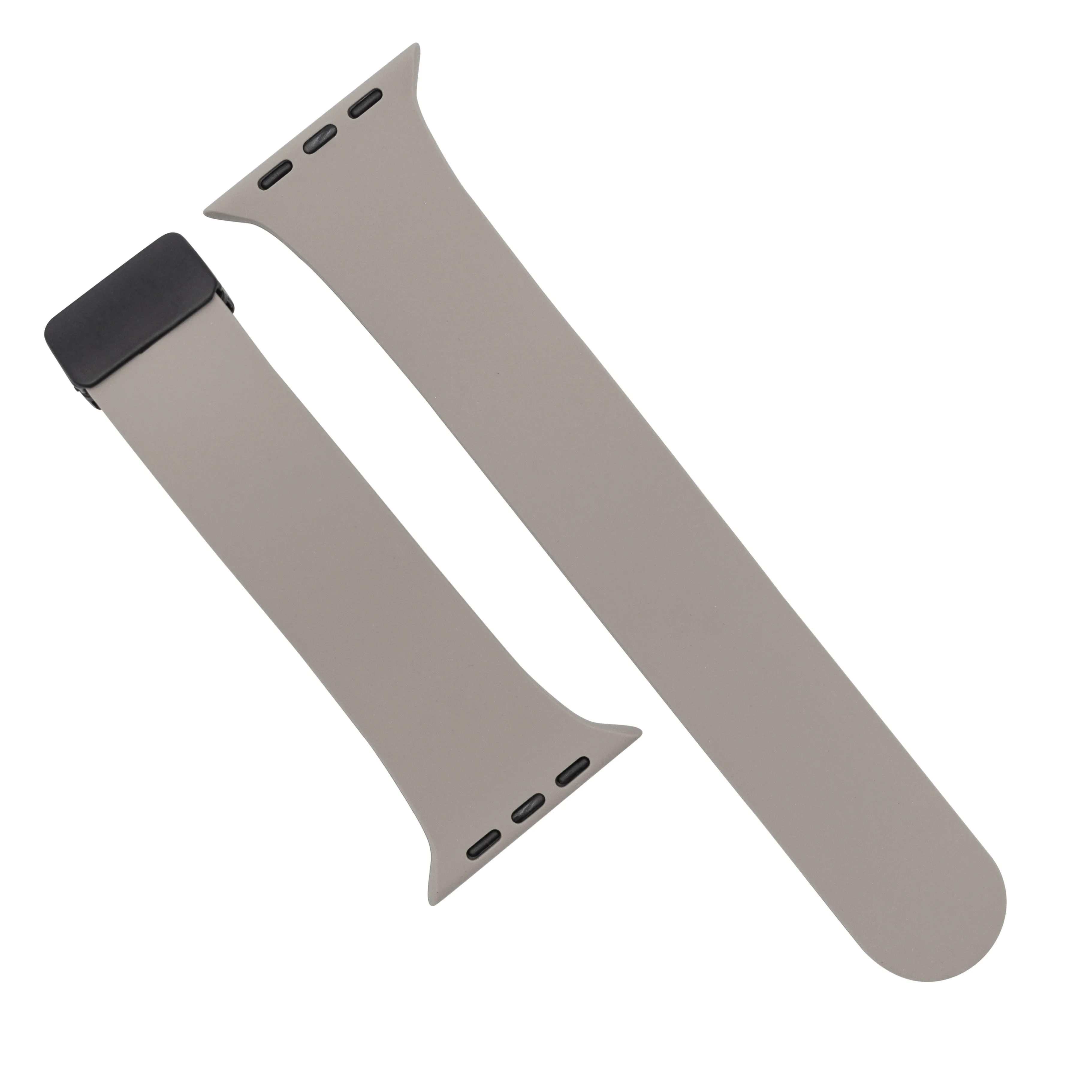 Rubber Strap w/ Clasp in Grey (Apple Watch)