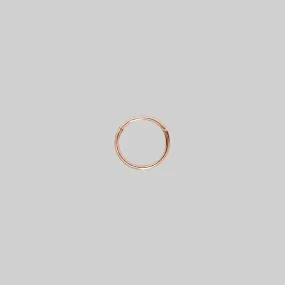 SANDY EXTRA MINI. Rose Gold Septum Clicker Ring SANDY EXTRA MINI. Rose Gold Septum Clicker Ring