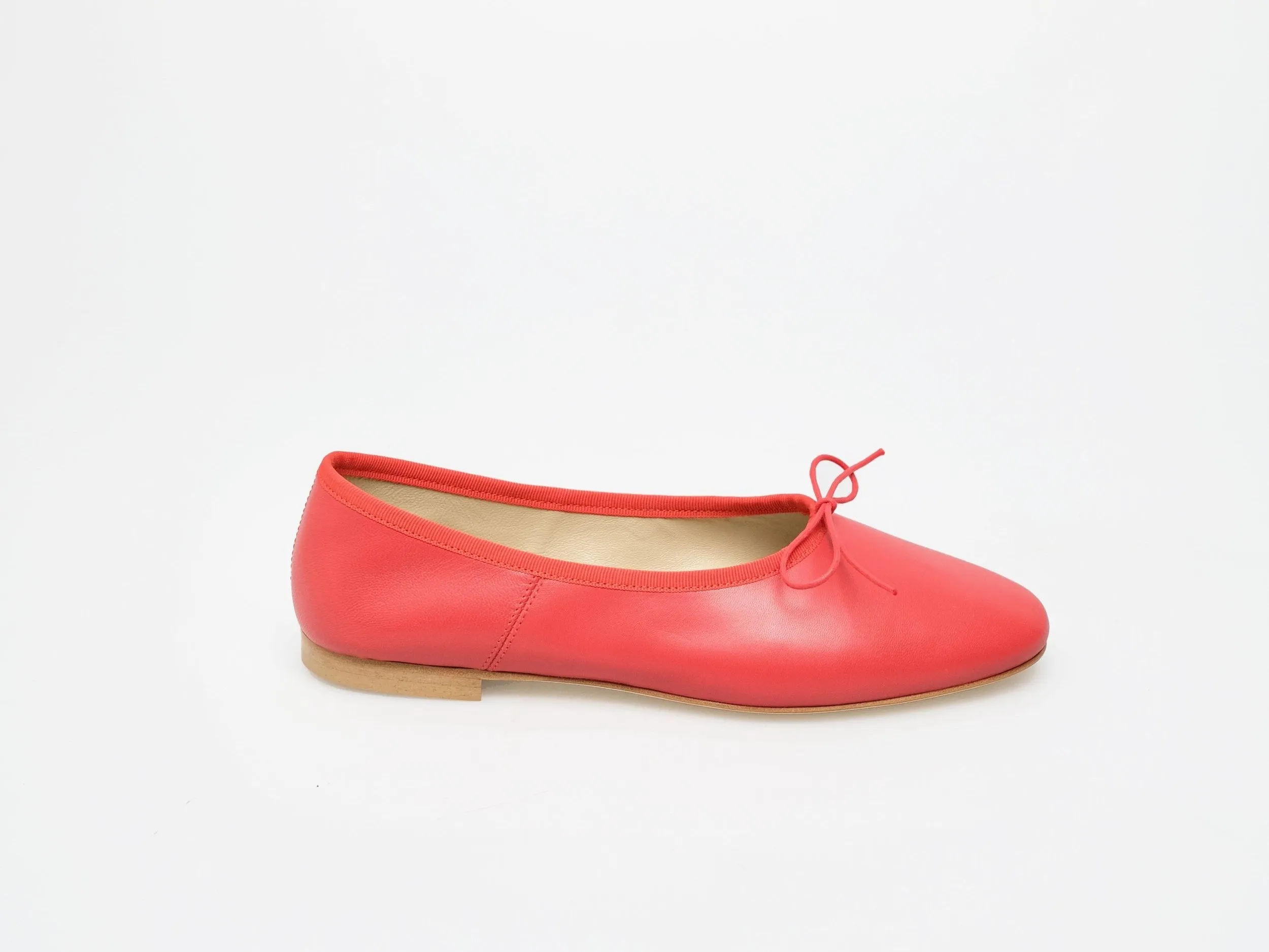 Scarpa Ballerina Sogno Pelle Suola Cuoio