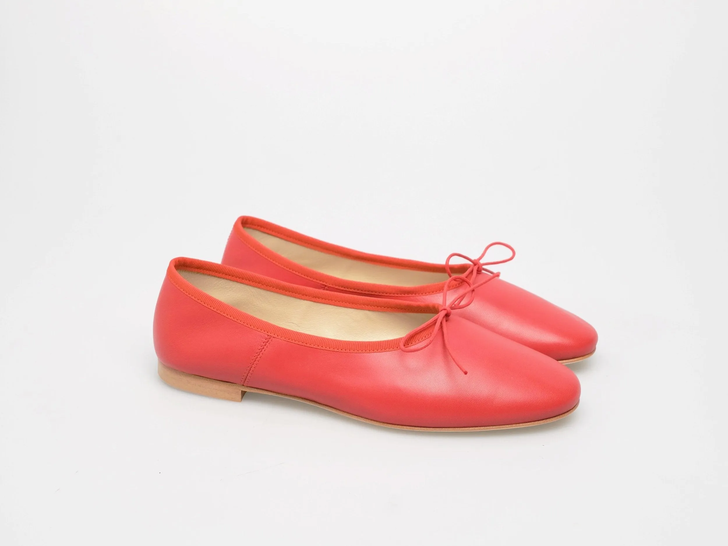 Scarpa Ballerina Sogno Pelle Suola Cuoio