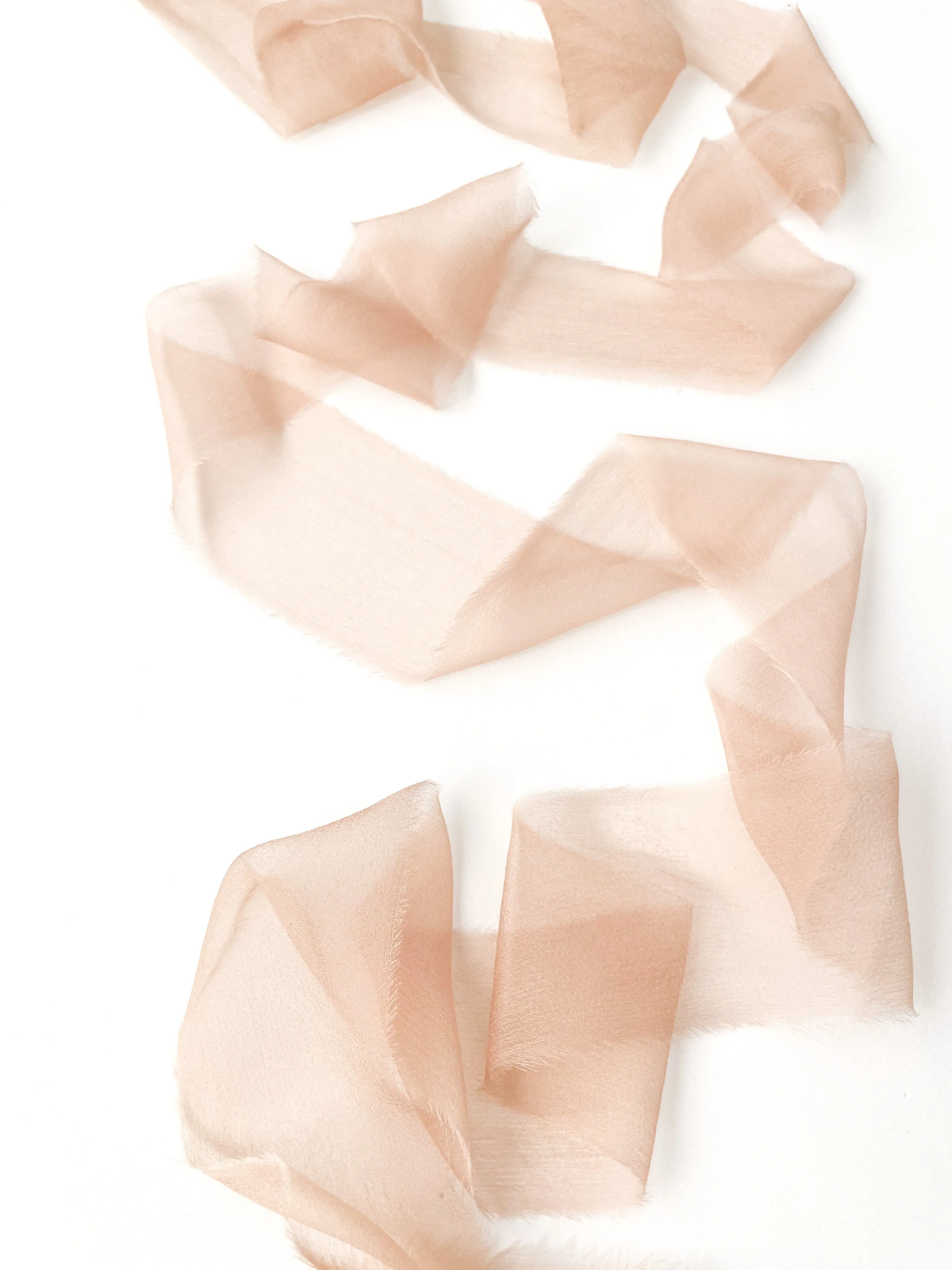 Silk Gossamer Ribbon in Dune