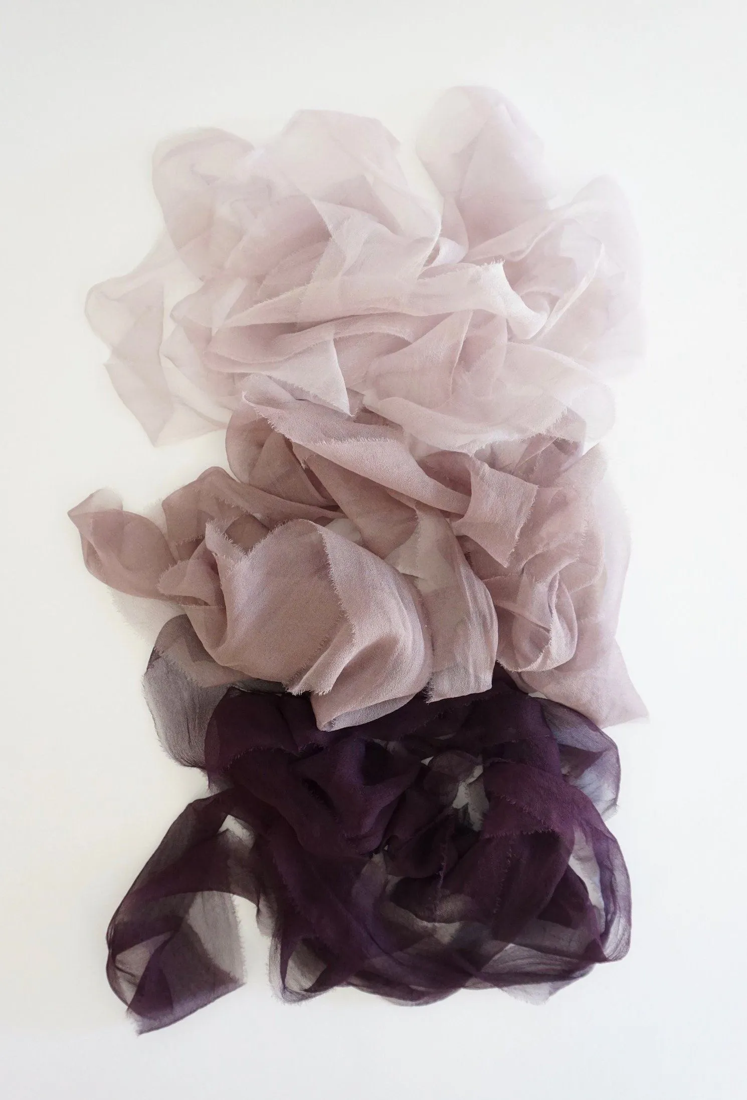 Silk Gossamer Ribbon in Mauve