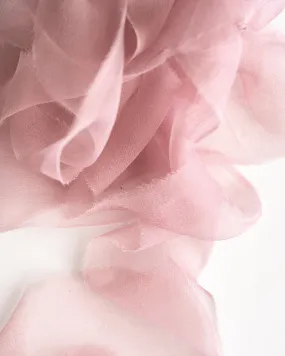 Silk Gossamer Ribbon in Peony Silk Gossamer Ribbon in Peony