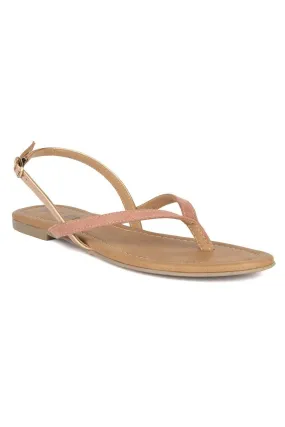SOLES Pretty Pink Flat Sandals SOLES Pretty Pink Flat Sandals