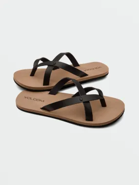 Stone 2 Step Sandals - Black Stone 2 Step Sandals - Black