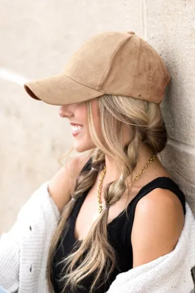 Suede Boyfriend Ball Cap Hat Suede Boyfriend Ball Cap Hat