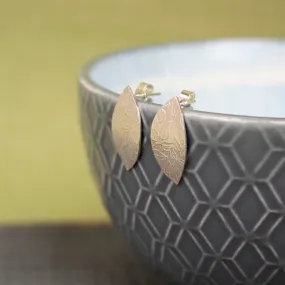 Vines Petal Silver Stud Earrings Vines Petal Silver Stud Earrings
