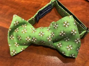 Vineyard Vines: Men's Bow Tie (Lime) with Order of St John Insignia Vineyard Vines: Men's Bow Tie (Lime) with Order of St John Insignia