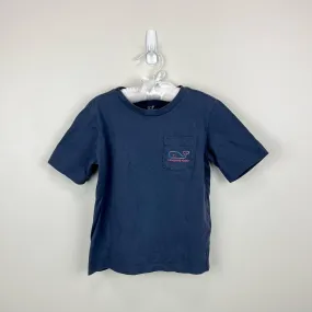 Vineyard Vines Navy Blue Ombre Whale Pocket T-Shirt 4T Vineyard Vines Navy Blue Ombre Whale Pocket T-Shirt 4T