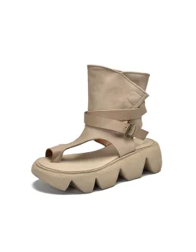 Vintage Rome Style Summer Flip Flop Boots Vintage Rome Style Summer Flip Flop Boots