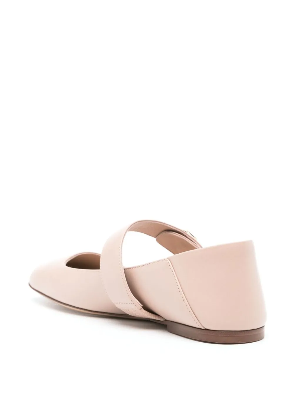 VLOGO LOCKER LEATHER BALLETS