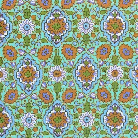 Walter Knabe Bohemian Folklore Machine Printed Fabric Walter Knabe Bohemian Folklore Machine Printed Fabric