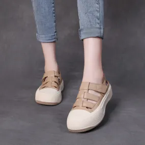 Women Minimalist Soft Leather Summer Casual Sandals Women Minimalist Soft Leather Summer Casual Sandals